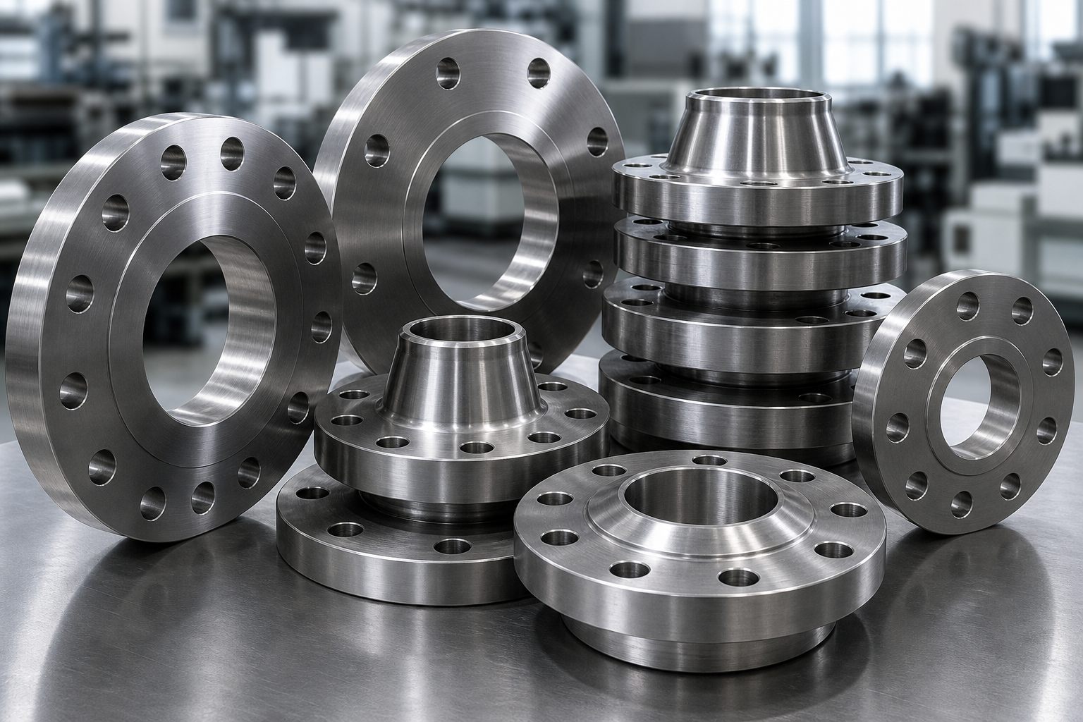 Weld neck flanges for European standard projects